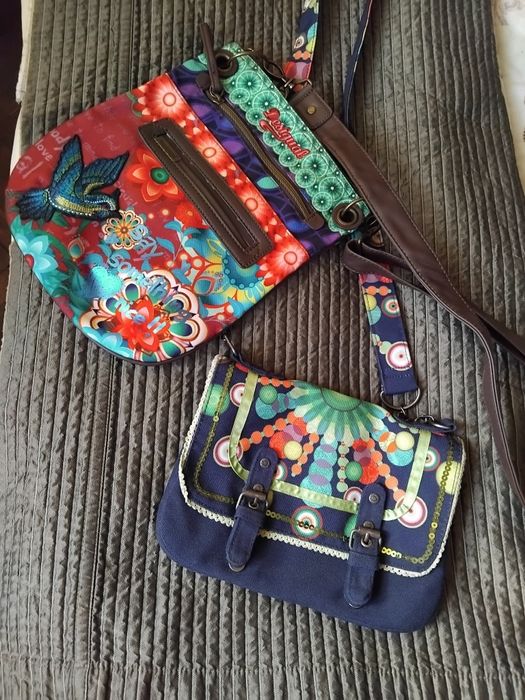 Чанти на Disigual от плат