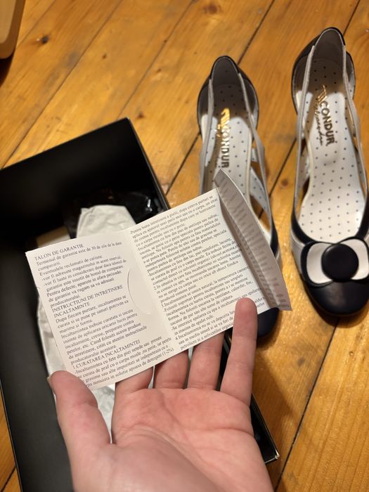 Pantofi Condur piele naturala