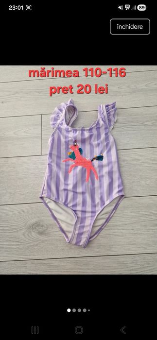 Costume de  baie diferite mărimi