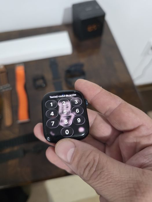 Apple watch 7 cellular si aceesoriile din dotare.