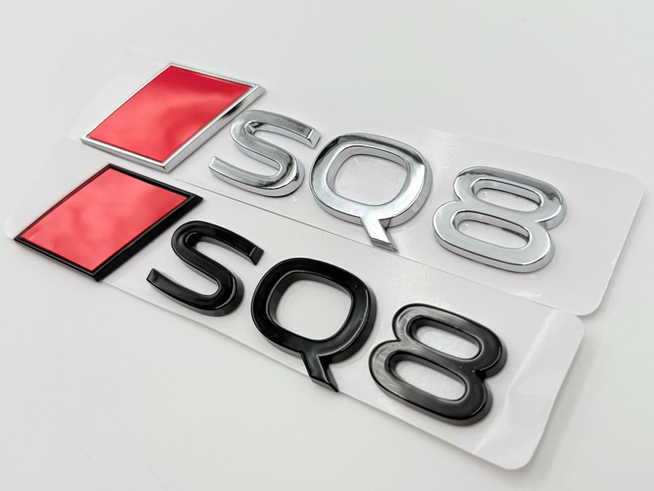 Emblema AUDI SQ8 spate negru NOU