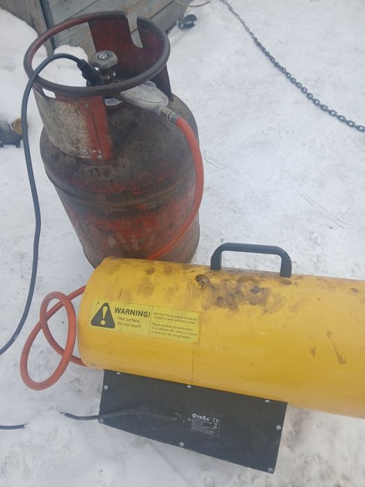 Пушка на газу обогреватель