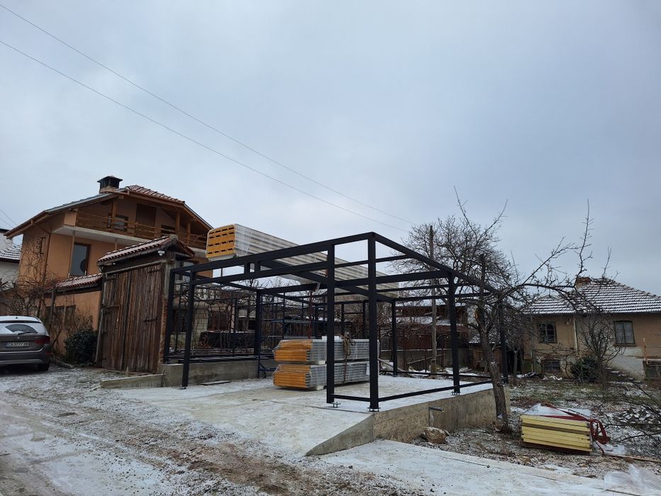 Изработка и монтаж на  метални конструкции,сглобяеми къщи