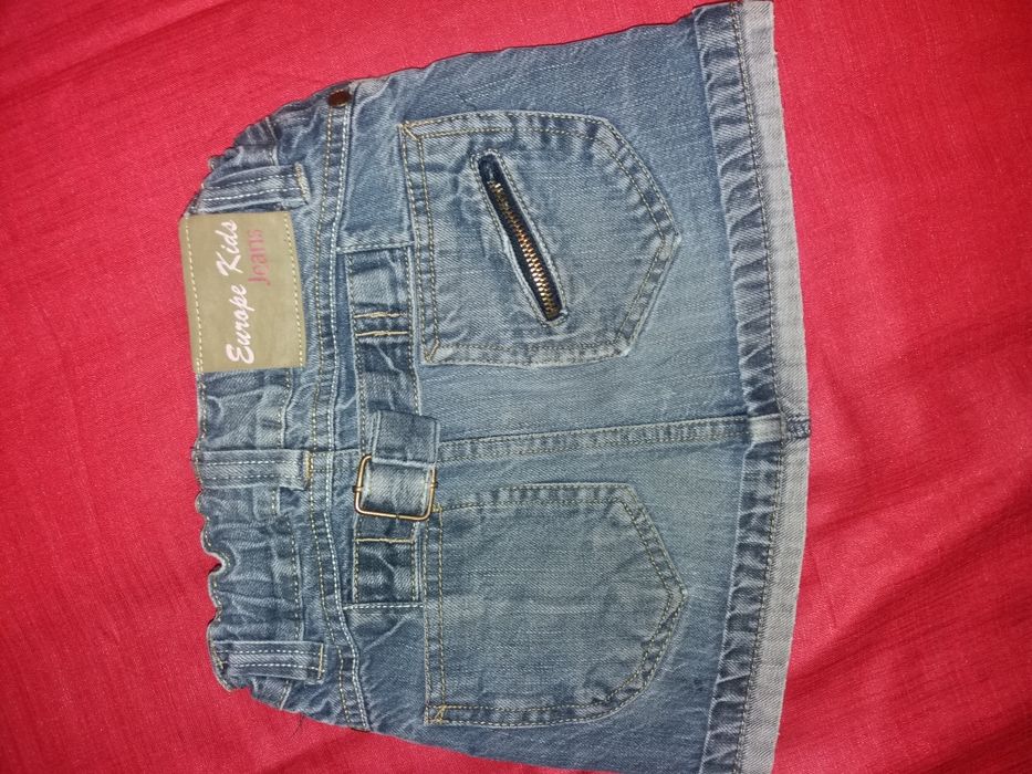 Блузки и дънкова пола за момиченце 116см