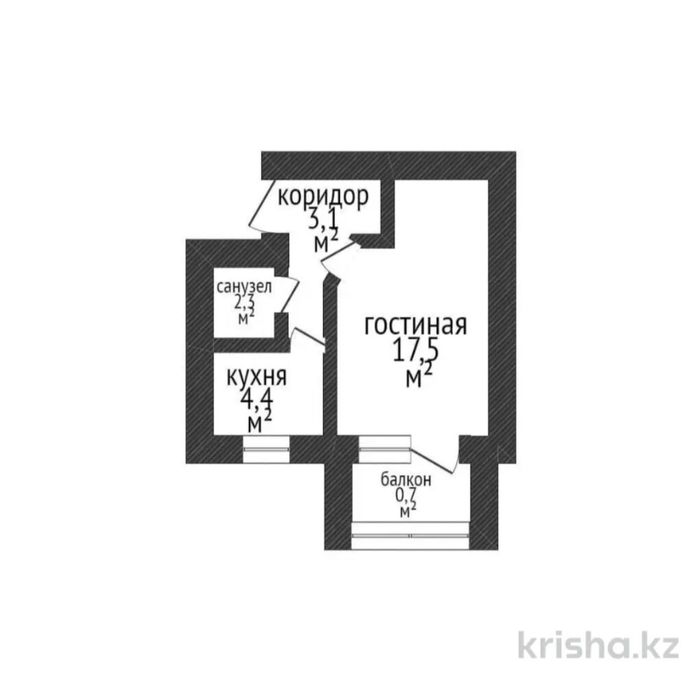 1 комнатная квартира