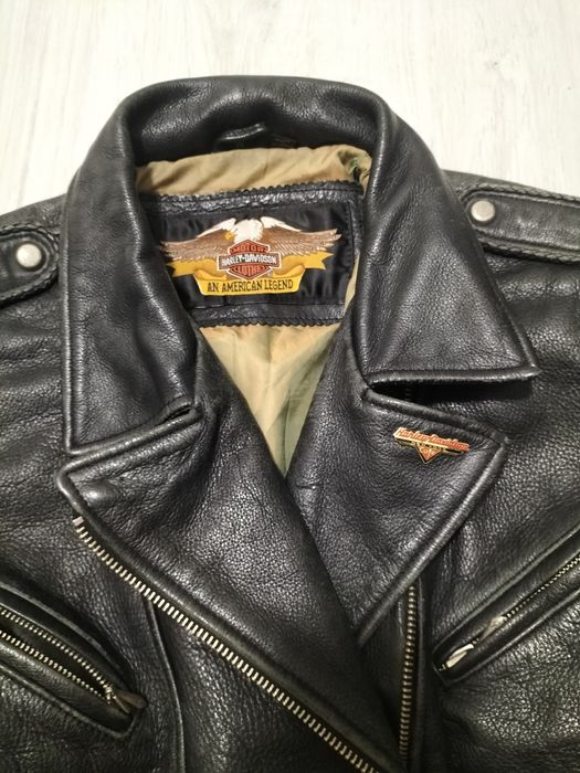 Geaca biker piele