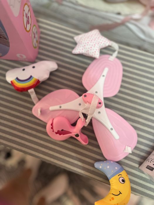 Мобилна въртележка за кошара и количка, текстилни аксесоари