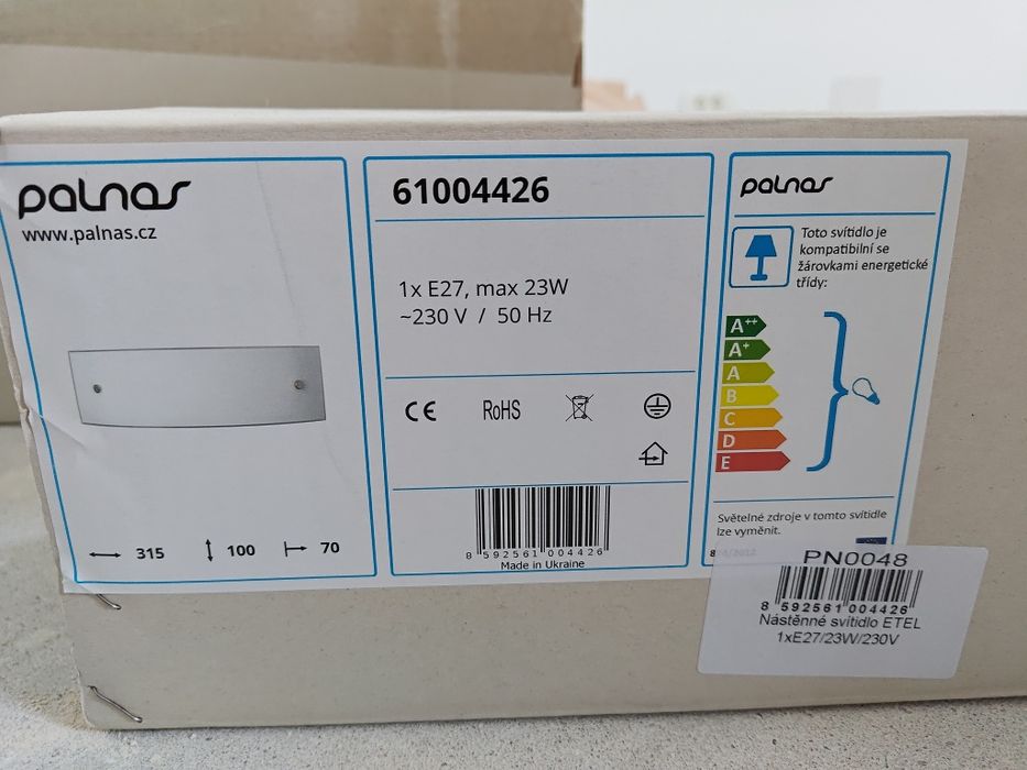 Set de 2 aplici din sticla