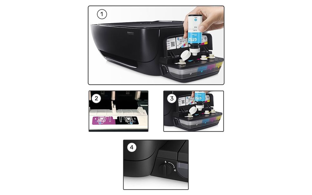 Чернила для HP GT 51-52