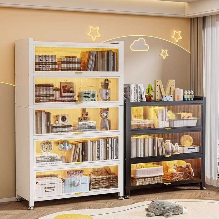 Полка для книг-журналов/Kitob-jurnallar uchun javon/с ящиками-tortmali