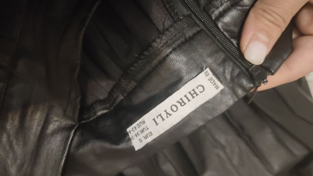 Юбка  шёлк осень весна  голубой бежевый зебра карго брючки