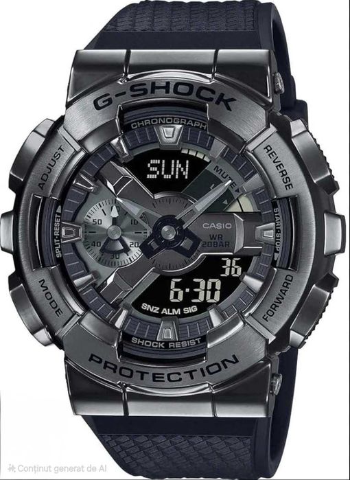 Ceas SPORT Casio g shock gm110 metal ,Black NOU , Garantie 2 ani