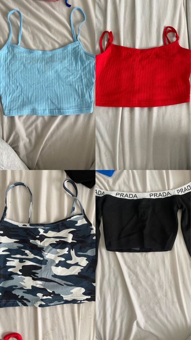 потници и блуза prada