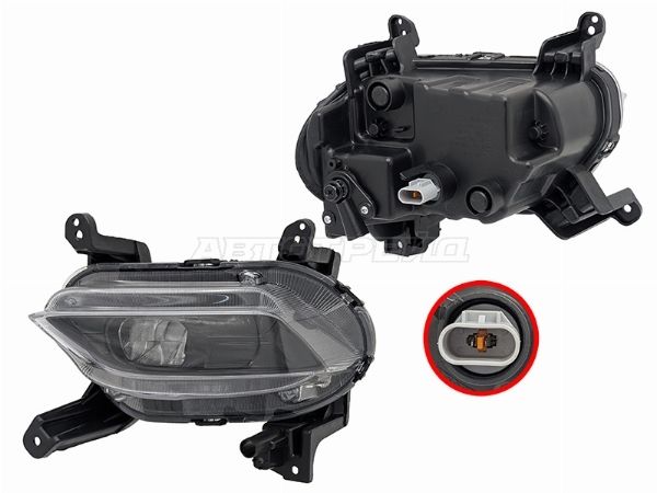 Фара противотуманная Hyundai Santa fe
