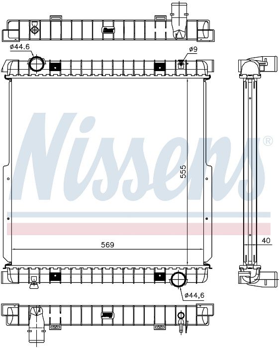 радиатор НОВ за IVECO EUROCARGO (2001-)
