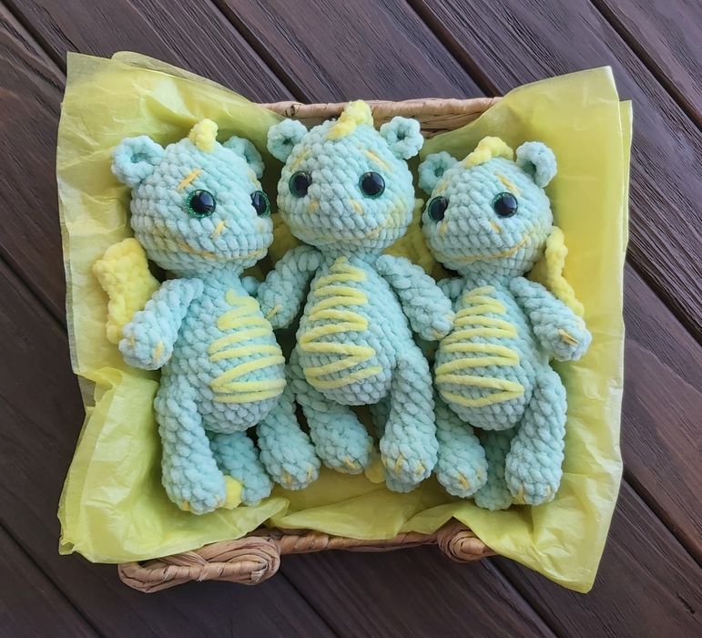 Вязаные плюшевые игрушки