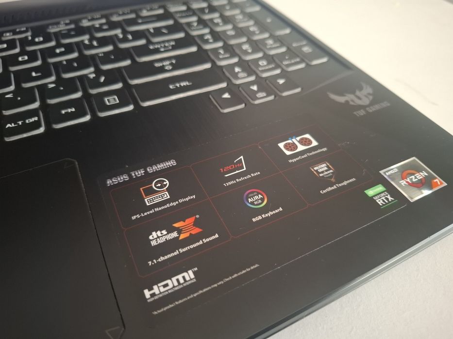 ASUS TUF FX505DV impecabil schimb cu cu diverse
Rtx 2060 6gb
Ryzen 7 3570H
Ssd 512
16 gb ram 
120hz 
Windows 11 
Rgb la tastatura (costumizabil)
Nu ar