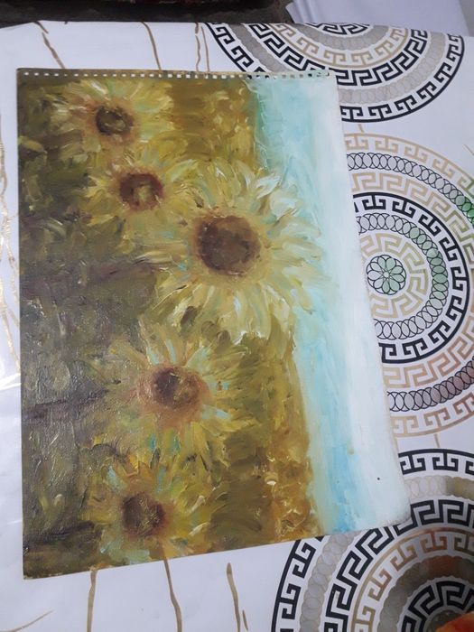 Продам картину подсолнухи