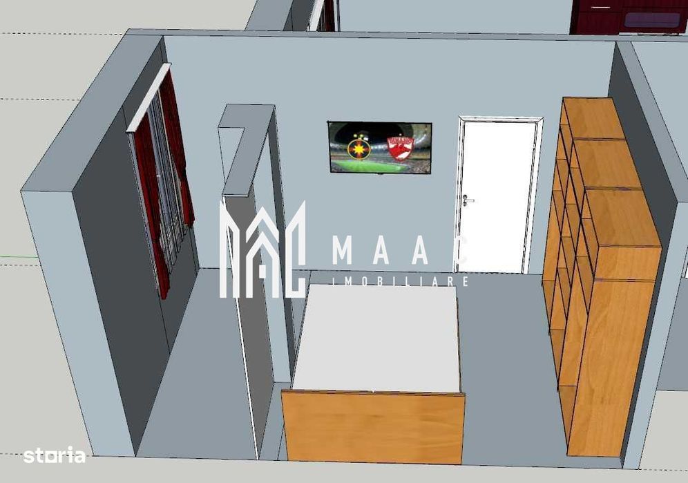 Apartament 2 camere decomandat | Șelimbăr | etaj 1, balcon
