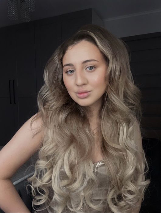 Extensii de par model ondulat tip tresa/mesa cu clips Nicole D Mar