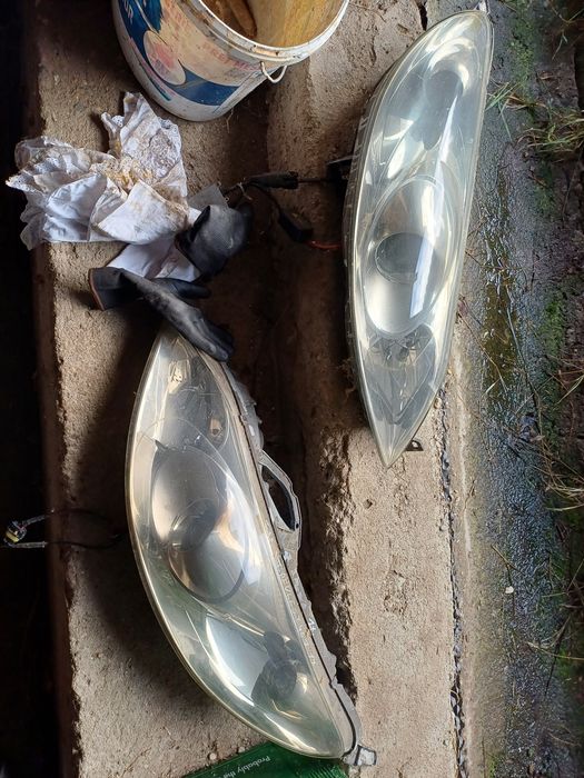 Bară fata,spate peugeot 407 combi negru,faruri,radiator apa,clima,