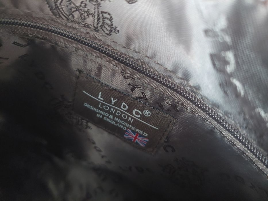 Дамска кожена чанта LYDC London, в карамелен цвят