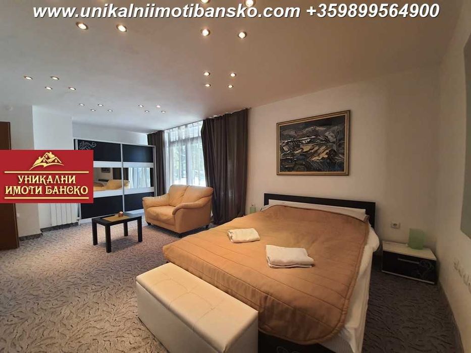 Тристаен апартамент със собствена сауна и парна баня в град Банско