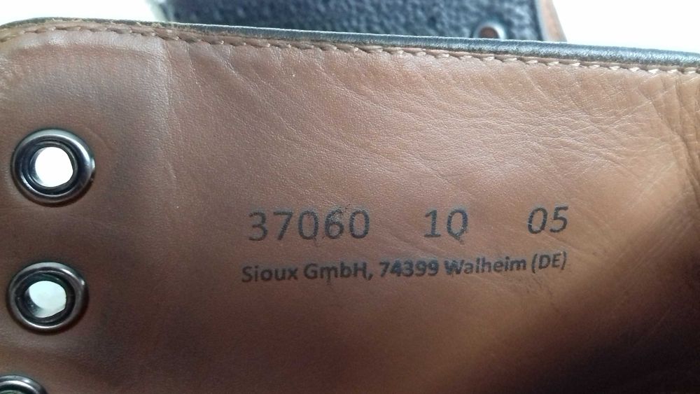 Мъжки кожени ботуши SIOUX No.44,5 EU