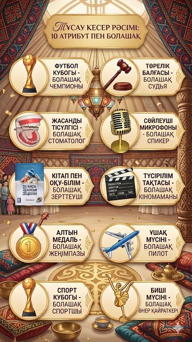 Тұсау кесер набор прокат