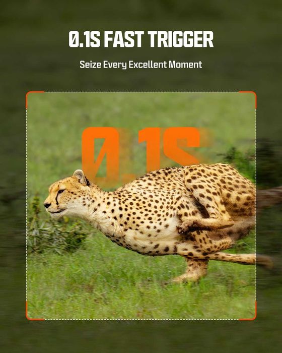 Cameră solară vanatoare CEYOMUR CY 75 4K UHD  WiFi 6 baterie 5200mAh