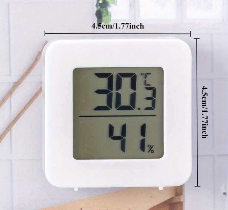 Mini Termometru & Higrometru Digital LCD – Precizie 0.1, Nou