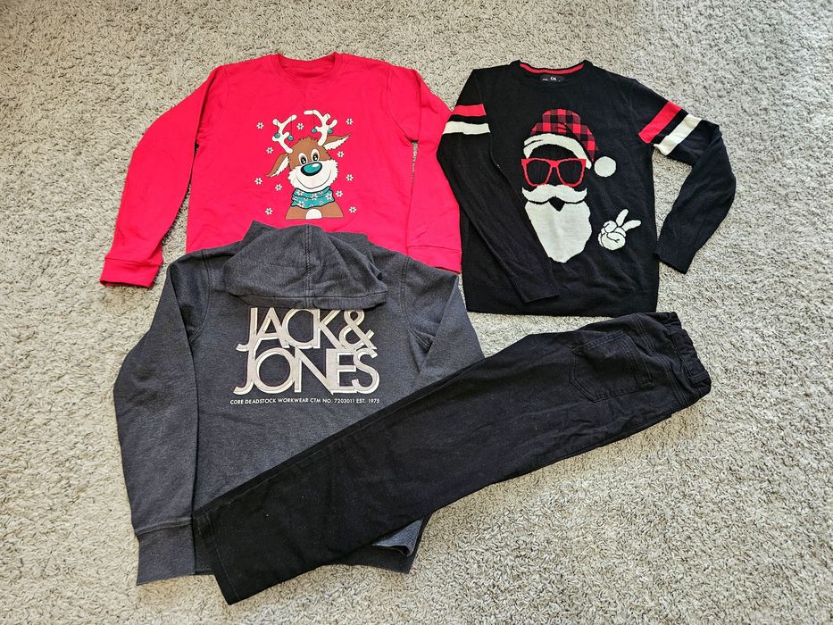 2 лота за момче. 146-152 номер, къси панталони, тениска