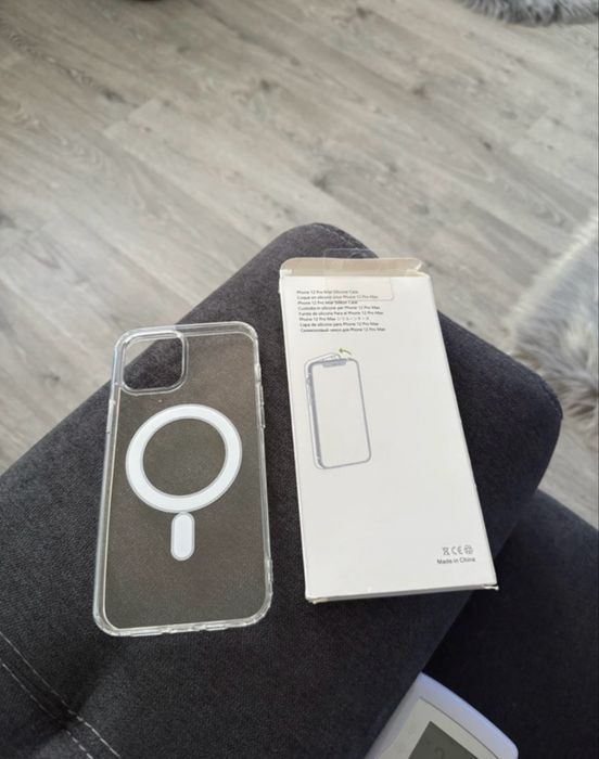 Husă transparenta silicon MagSafe IPhone 12 Pro Max