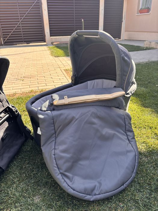 Carucior copii 4in1 Chicco One4Ever Special Edition City Map ReLux de la nastere la 22Kg Grey