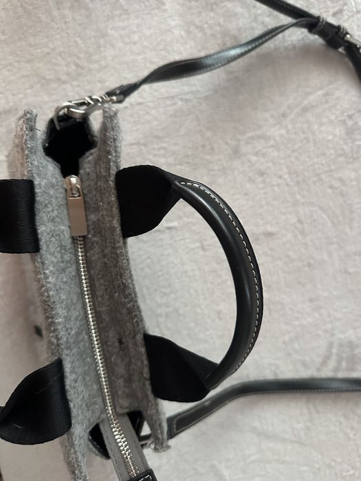 Сива чанта ZARA