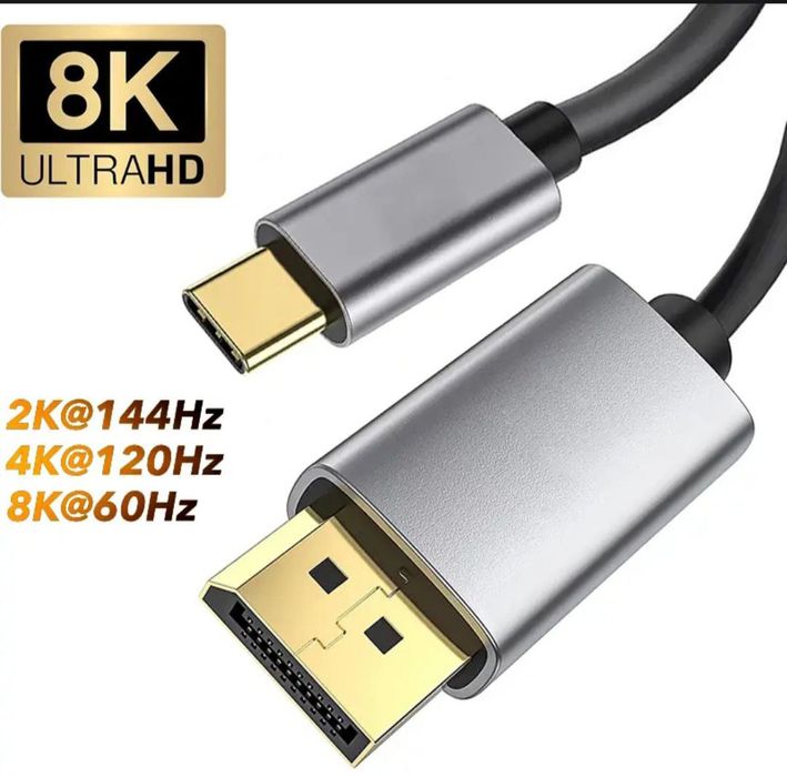 Type-C-DisplayPort кабель 2 м.