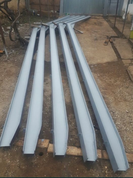 Ferme metalice la 10m din  IPE160 și 10stalpi la 4m
