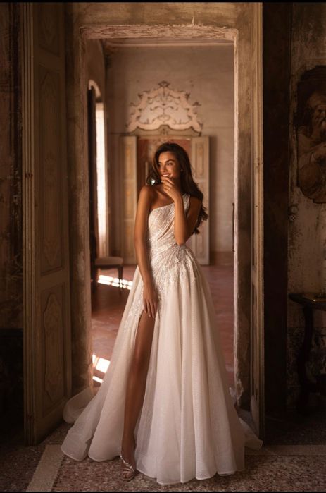 Rochie de mireasă XS+ voal simplu 3m