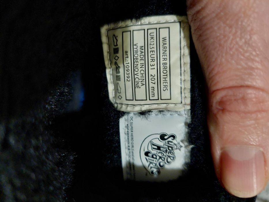 De vânzare cizme de iarna, Batgirl, mărimea 31