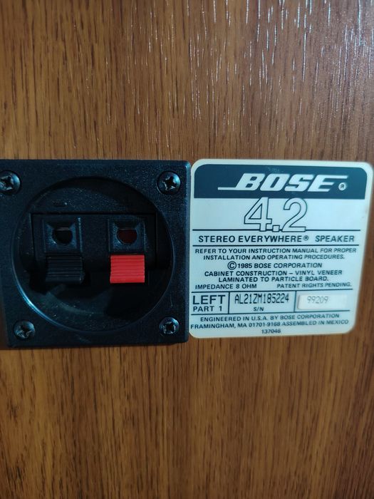 Vând boxe bose 4.2