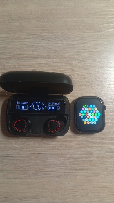 Смарт часы gm2 + наушники