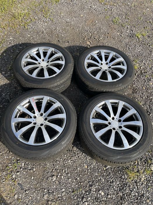Jante aliaj 5x112 mercedes GLC GLA audi Q3 Q5 skoda qaroq kodiaq cu anvelope de vara 225 60 18