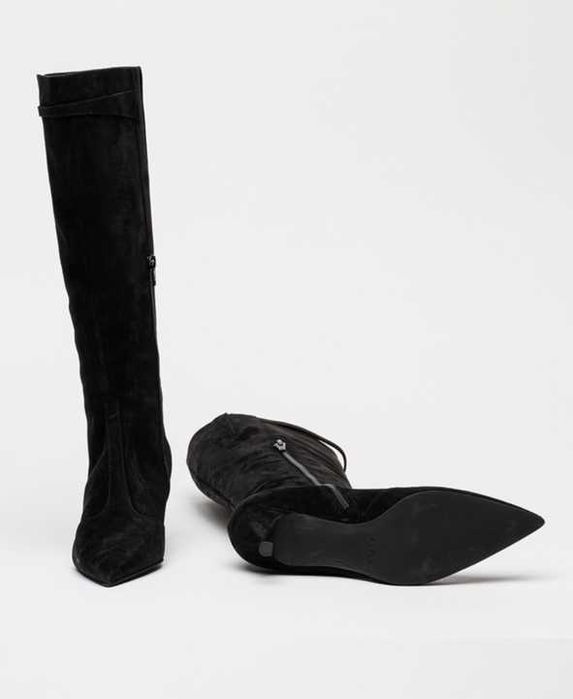 Furla, Cizme NOI mid-calf din piele intoarsa Sfera,37