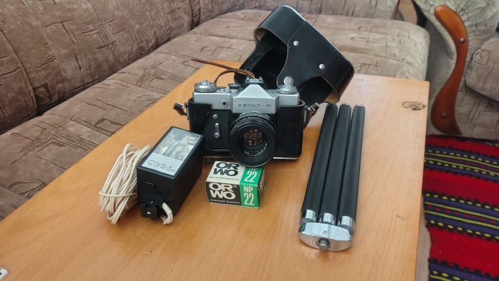 Zenit-B Професионален ретро фотоапарат к-кт,  цена 250 евро
