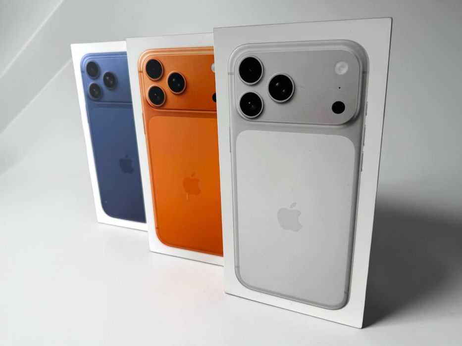 Apple iPhone 17 Pro 1TB Blue / Silver / Cosmic Orange Гаранция! ЧИСТО НОВ! НЕРАЗПЕЧАТАН!