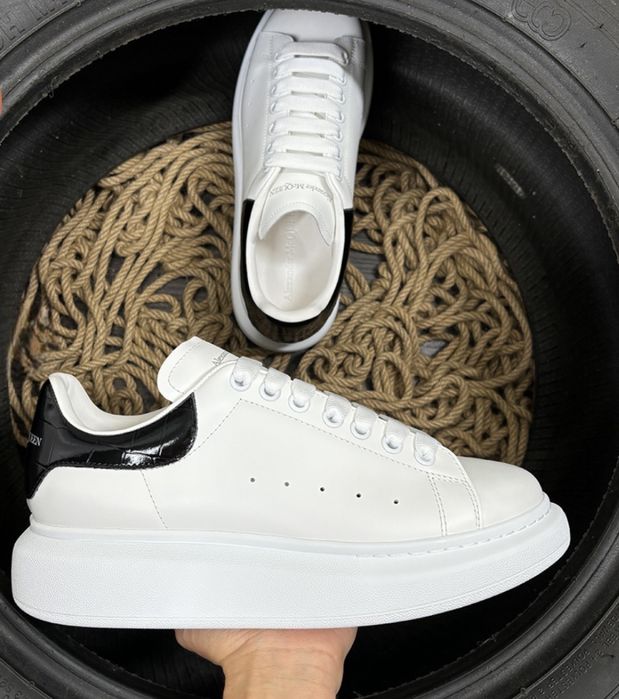 Alexander McQueen Black Leather