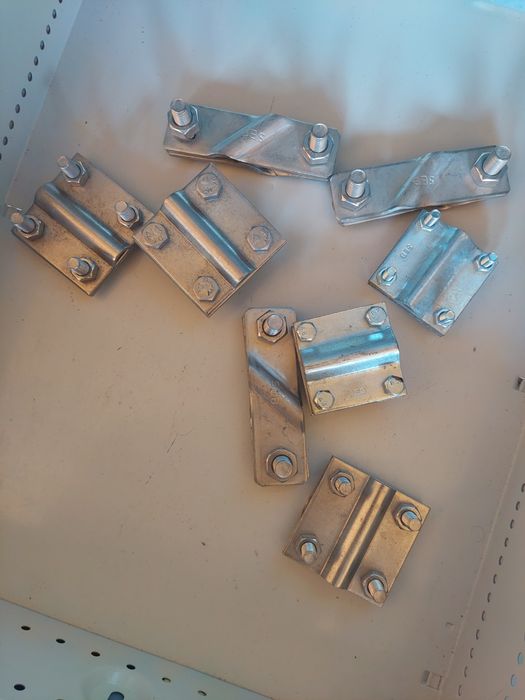 Conductor rotund inox și cleme