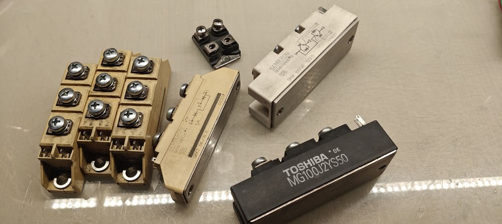 Module tiristoare, IGBT și radiatoare aluminiu