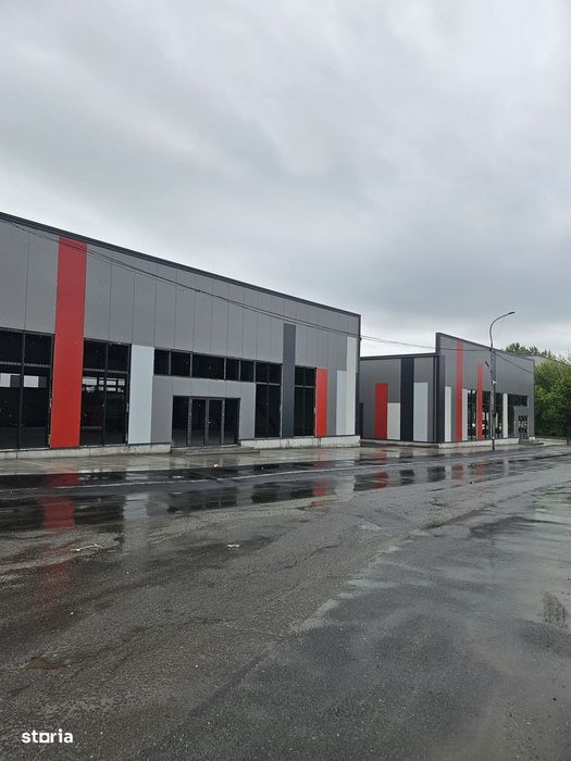 Hala ( 2 bucati ) 585 mp  pretabil showrooms Popesti Leordeni