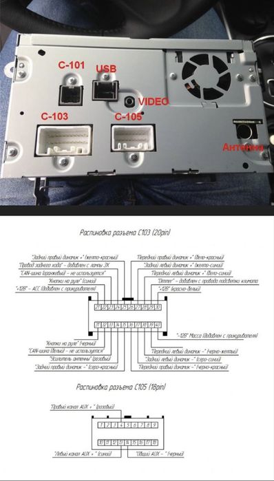Магнитола Mitsubishi